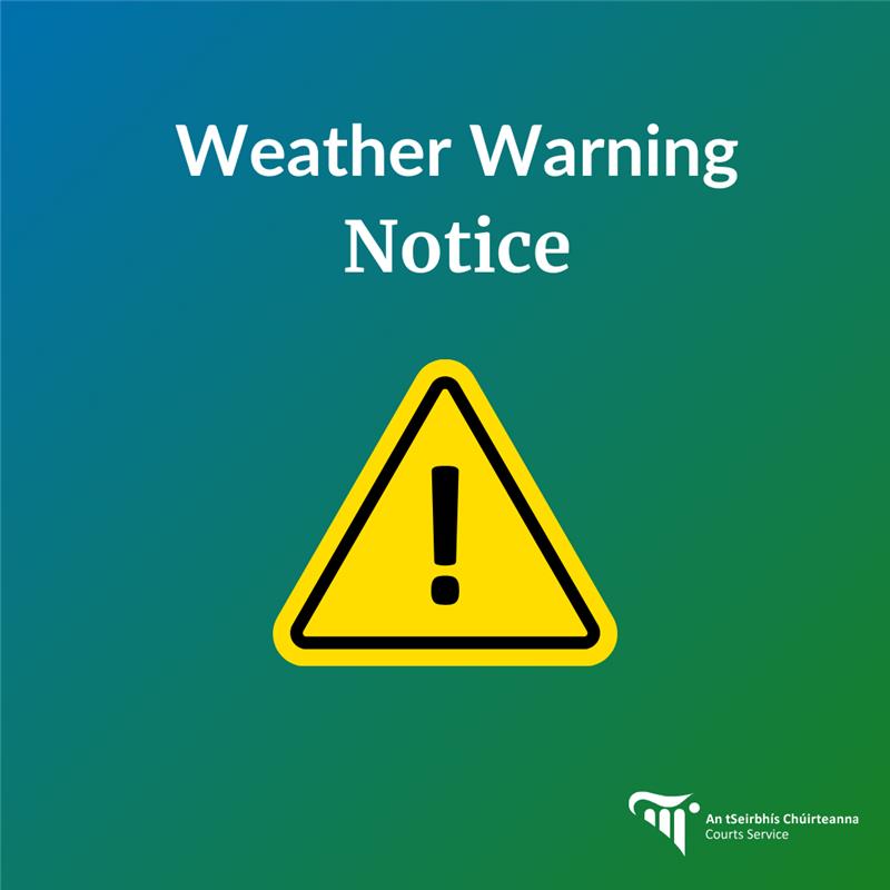 Weather Warning Notice