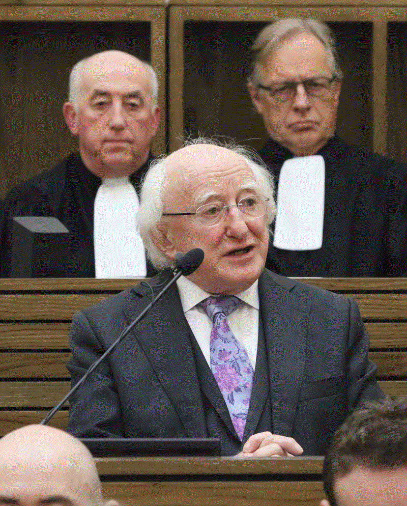 AP Waterfield President Higgins attends the opening of the Court of Appeal